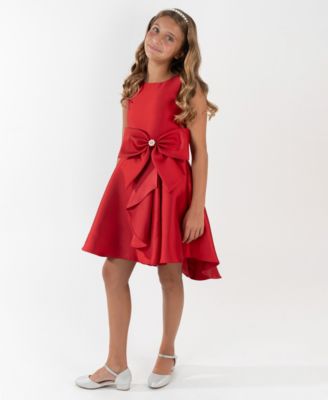 Rare Editions - Girls 7-16 Sleeveless Hi-Low Dress