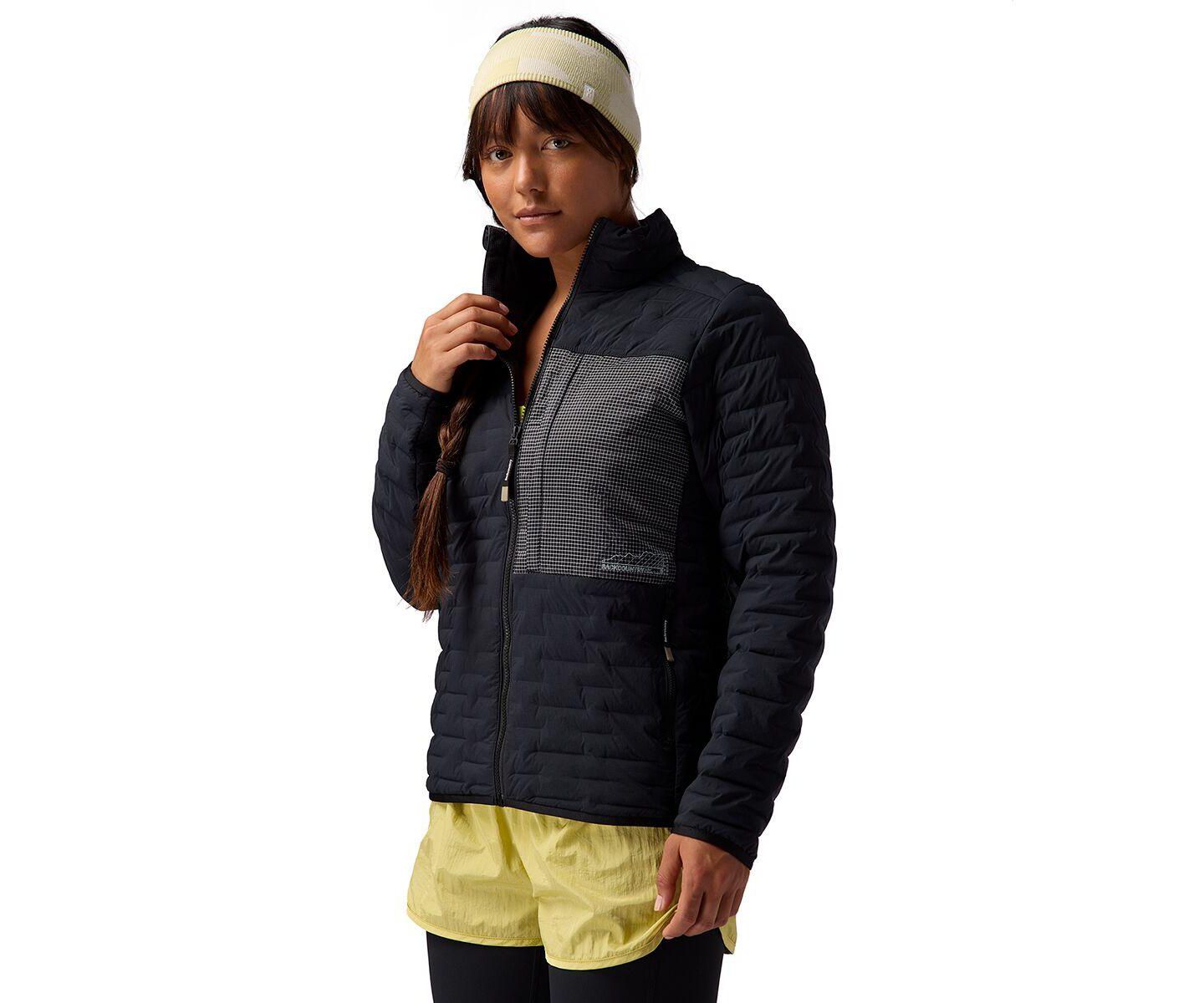 Женская куртка Backcountry Peale Primaloft Stitch-Free Baffle Stretch Jacket Synthetic Insulation Jackets, цвет: Чёрный — фото 1