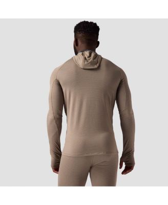 Men's Pines Microgrid Ultra-Lt Baselayer 1/2-Zip Scuba Top Lightweight Long Underwear Tops