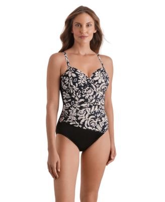 ShapeSolver Sport by Mimi Flamingo - Women's Pull-On One-Piece Swimsuit