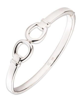 Sterling Silver Horsebit Bangle