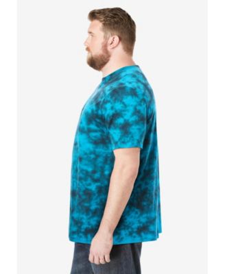 Men's Big and Tall Shrink-Less Lightweight Crewneck T-Shirt