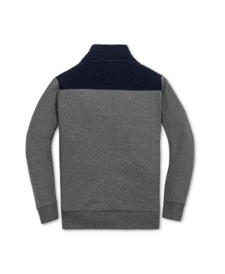 Little and Big Boys' Organic Long Sleeve French Terry Half-Zip Pullover