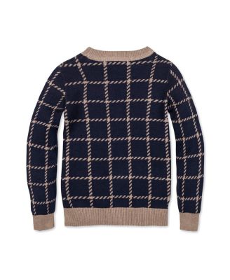 Little and Big Girls' Organic Long Sleeve Boyfriend Cardigan Sweater