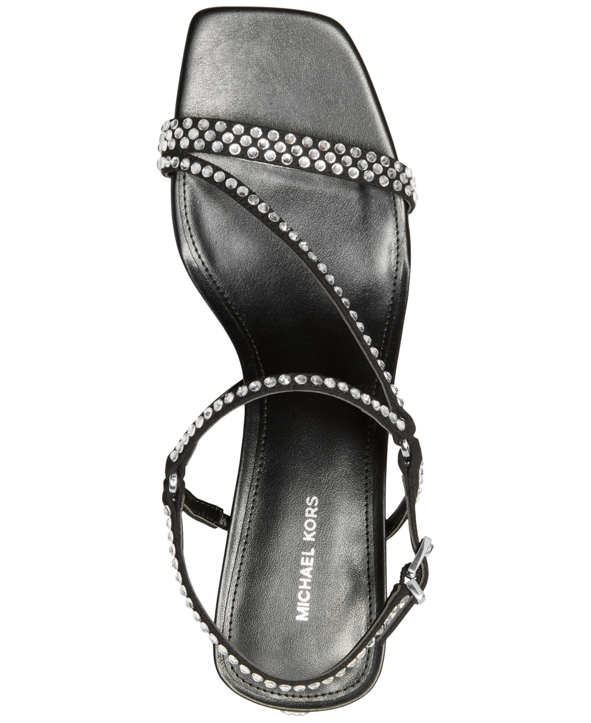 Michael Kors Michael  Women's Selina Square Toe Sandals In Gray