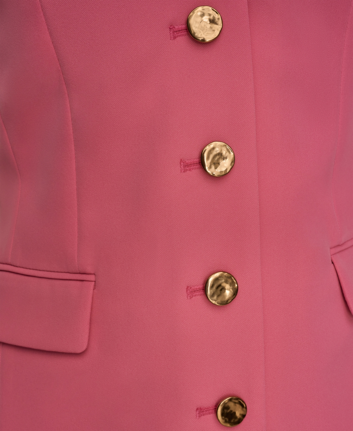 Donna Karan Women's Sleeveless Vest Jacket In Pink