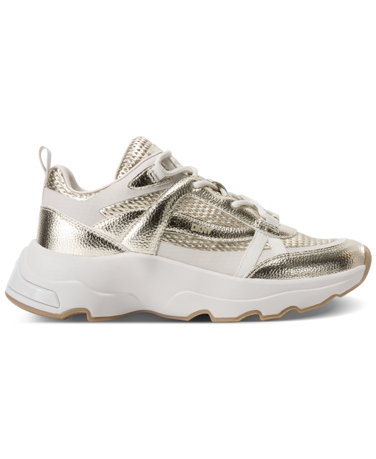Dkny Women's Juna Lace-up Sneakers In Gold