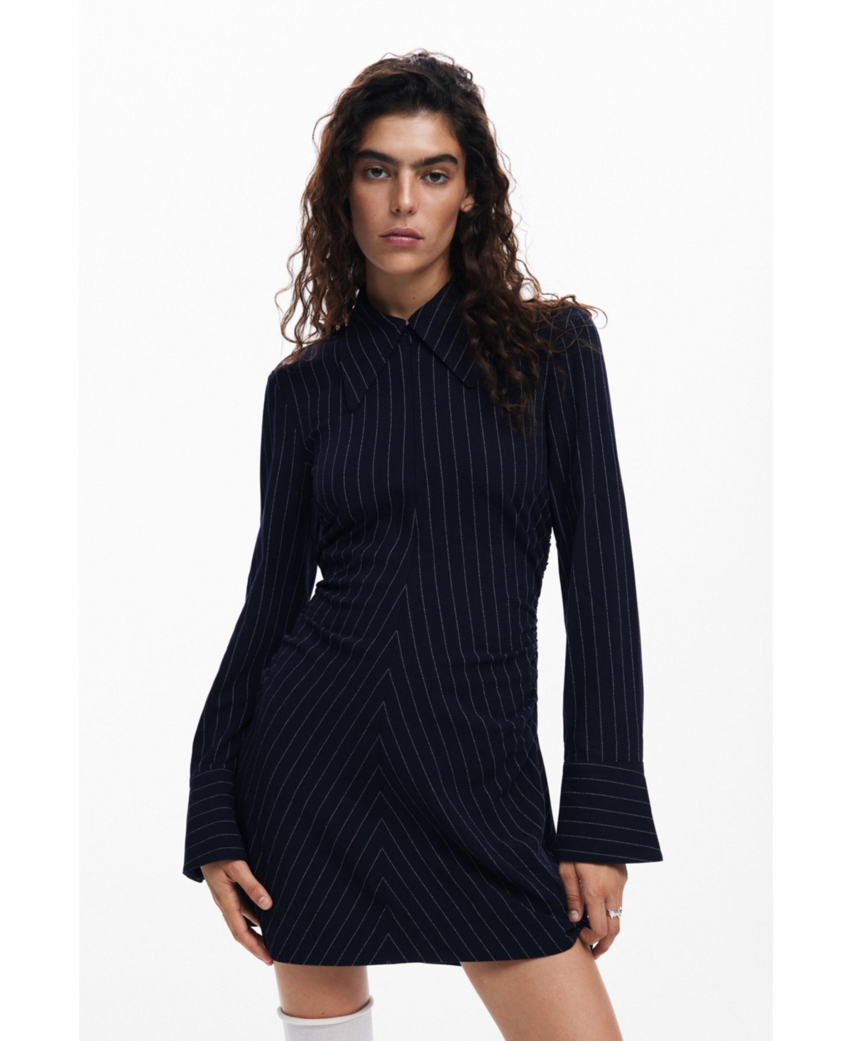 Desigual Women's Striped slim dress