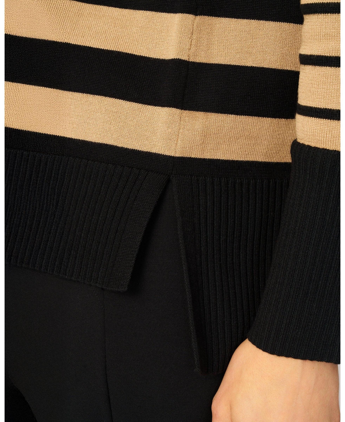 Cable & Gauge Women's Easy Stripe Tunic Sweater