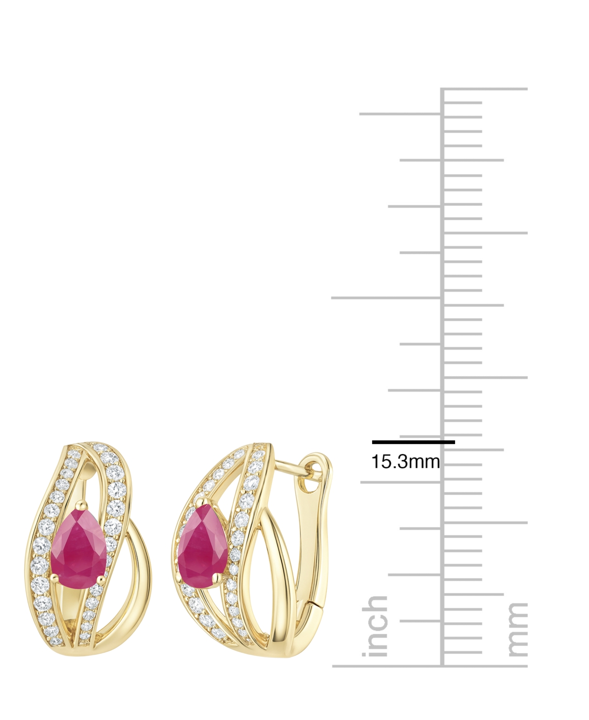 Macy's Emerald (5/8 Ct. T.w.) And Diamond (1/3 Ct. T.w.) Drop Earrings In 14k Gold (also In 14k White Gold  In Gold