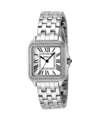 Women's 48994 Angel Quartz 3 Hand Silver Dial Watch