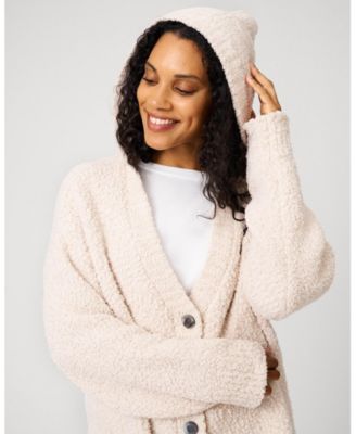 Women's Cozy Luxe Lounge Hooded Cardigan