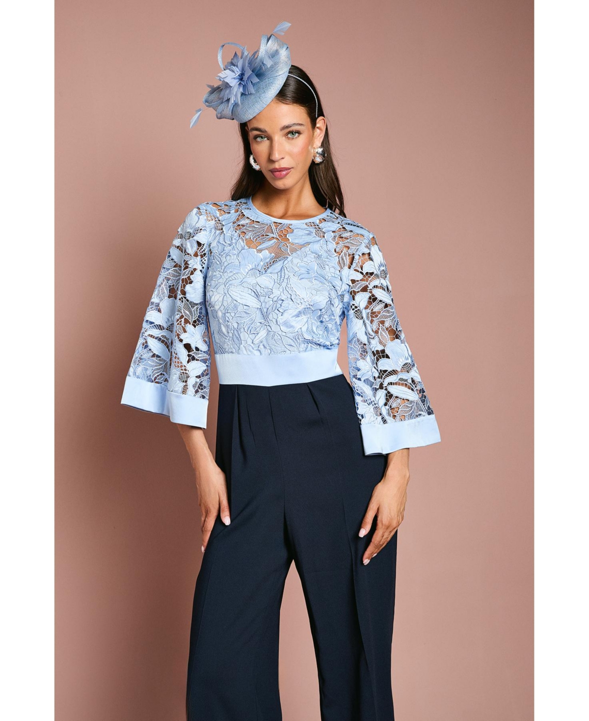 Coast Women's Lace Kimono Sleeve Jumpsuit