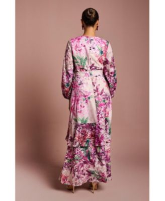 Women's Chiffon Midaxi Dress With Belt