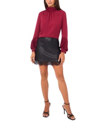 Women's Ruffle Long Sleeve Top