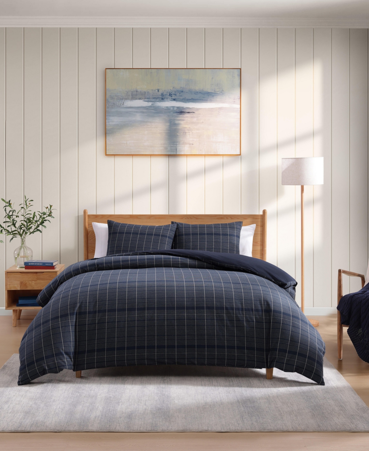 Tommy Hilfiger Cold Spring Yarn Dyed Cotton Blend 3-Pc. Duvet Cover Set
