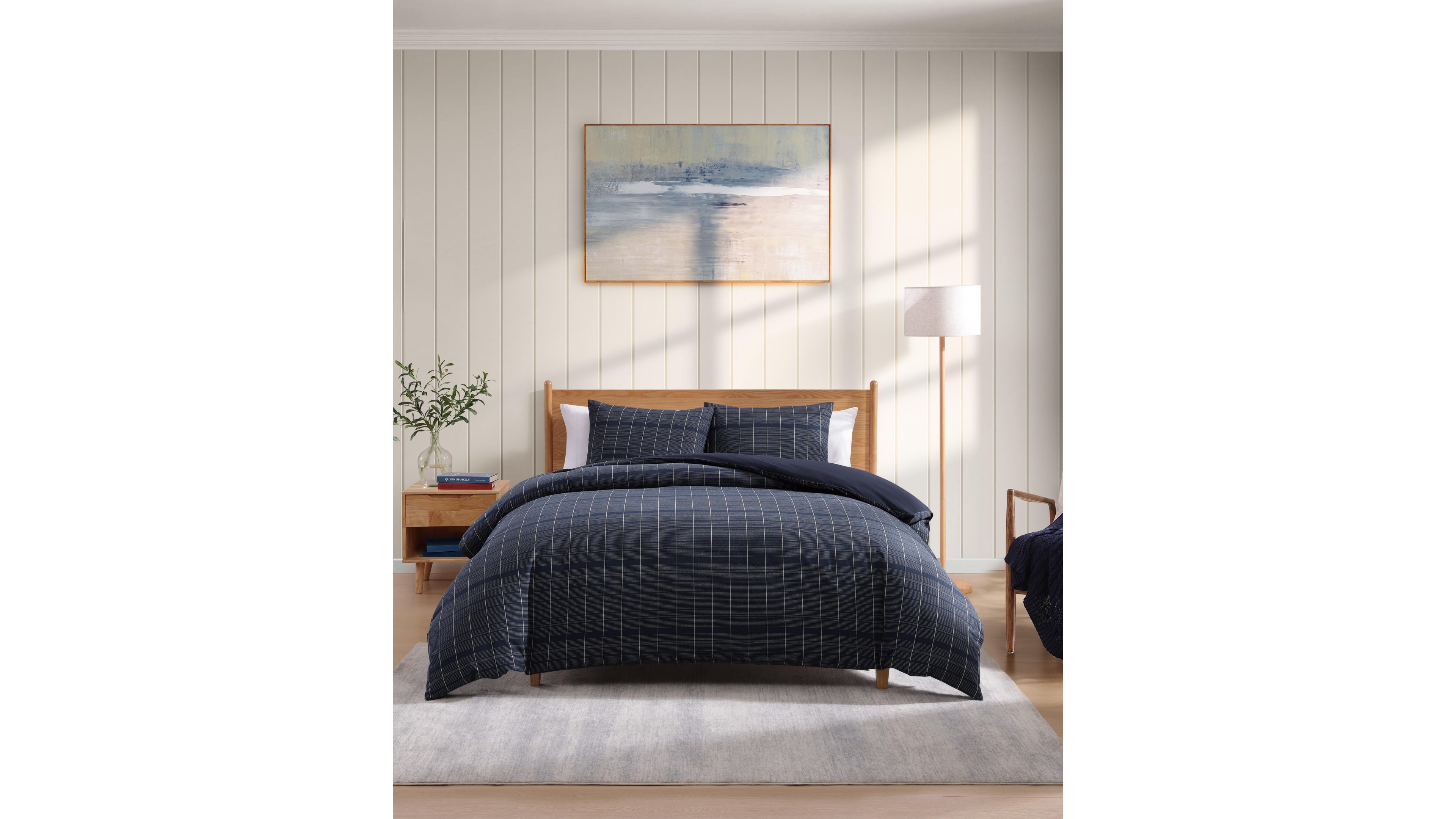 Tommy Hilfiger Cold Spring Yarn Dyed Cotton Blend 3-Pc. Duvet Cover Set, Full/Queen