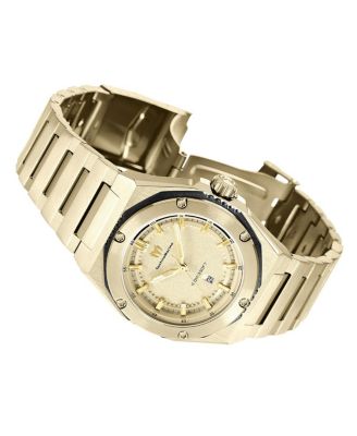 Women's TM-416045 CORAL Quartz 3 Hand Gold Dial Watch