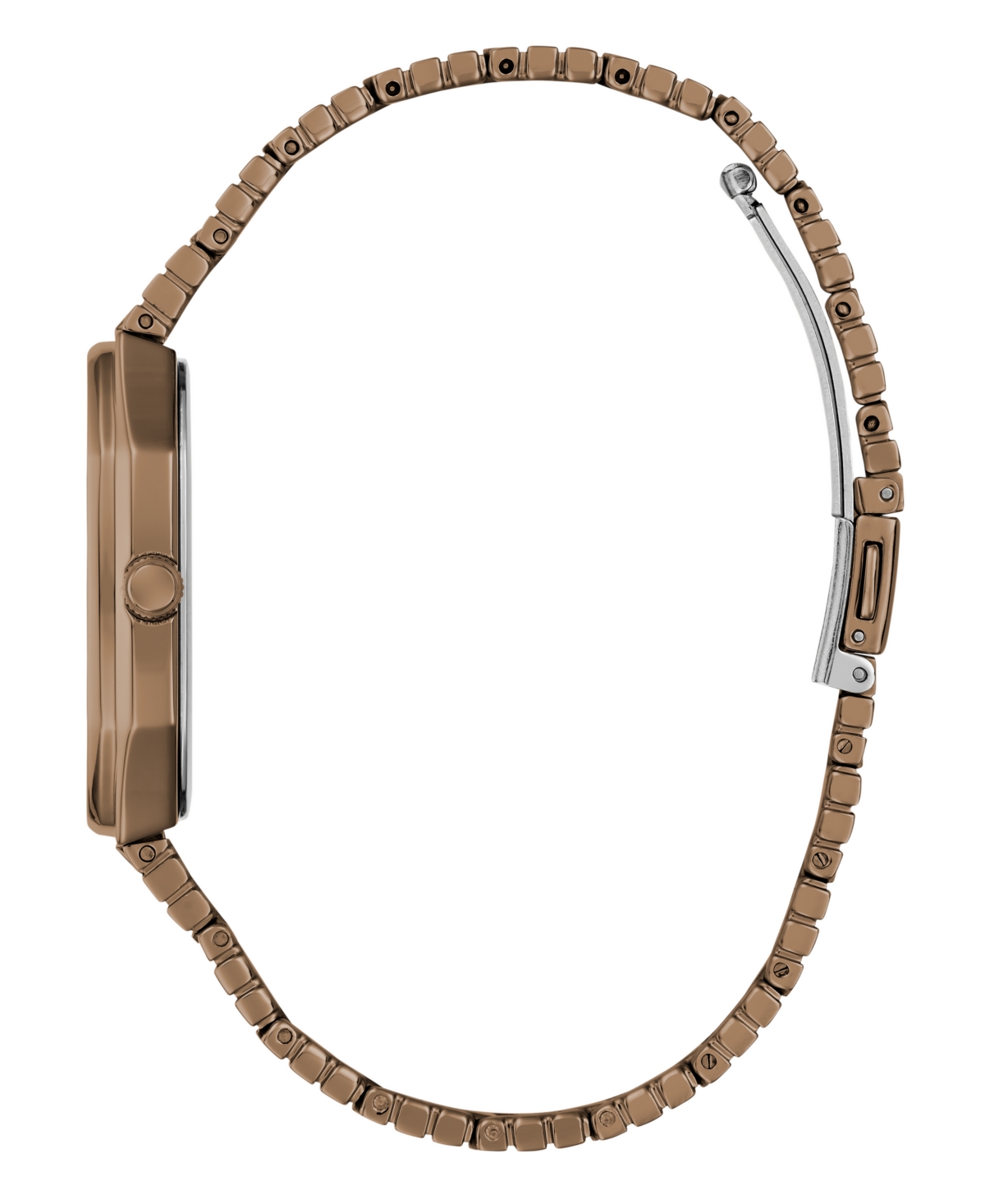 Guess Men's Coffee Brown Analog Watch, 35mm