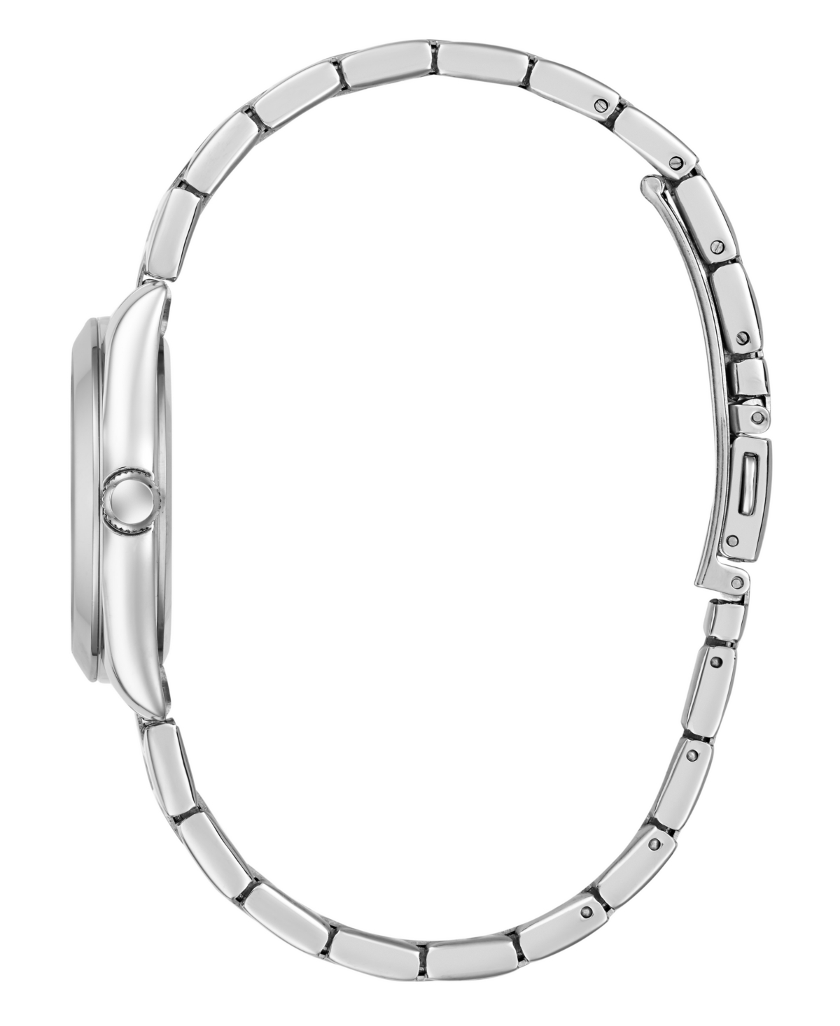 Guess Women's Silver-tone Analog Watch, 32mm In Silver