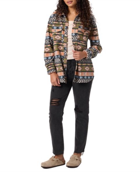 Женские рубашки O'Neill Women's Zuma Long Sleeve Shirt