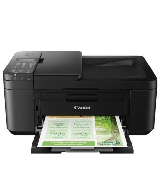 PIXMA TR4720 Wireless All-In-One Inkjet Printer, Black, Bundle with Standard and High Capacity Black Ink Pack