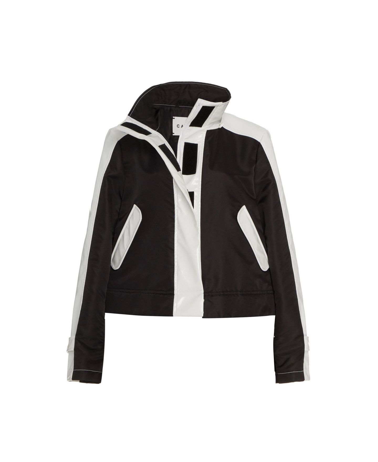 Женские куртки CAALO Water- Resistant Convertible Raincoat, цвет: Чёрный — фото 3