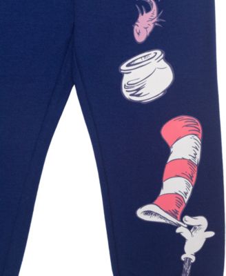 Boys' Toddler 2T-5T Cat in the Hat Printed T-Shirt, Short-Sleeve T-Shirt and Joggers, 3-Piece Set