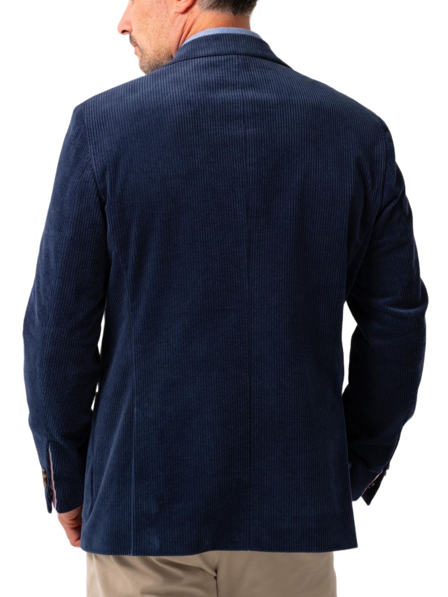 Мужской пиджак Koy Clothing Premium Blend Corduroy Blazer, цвет: Синий — фото 3