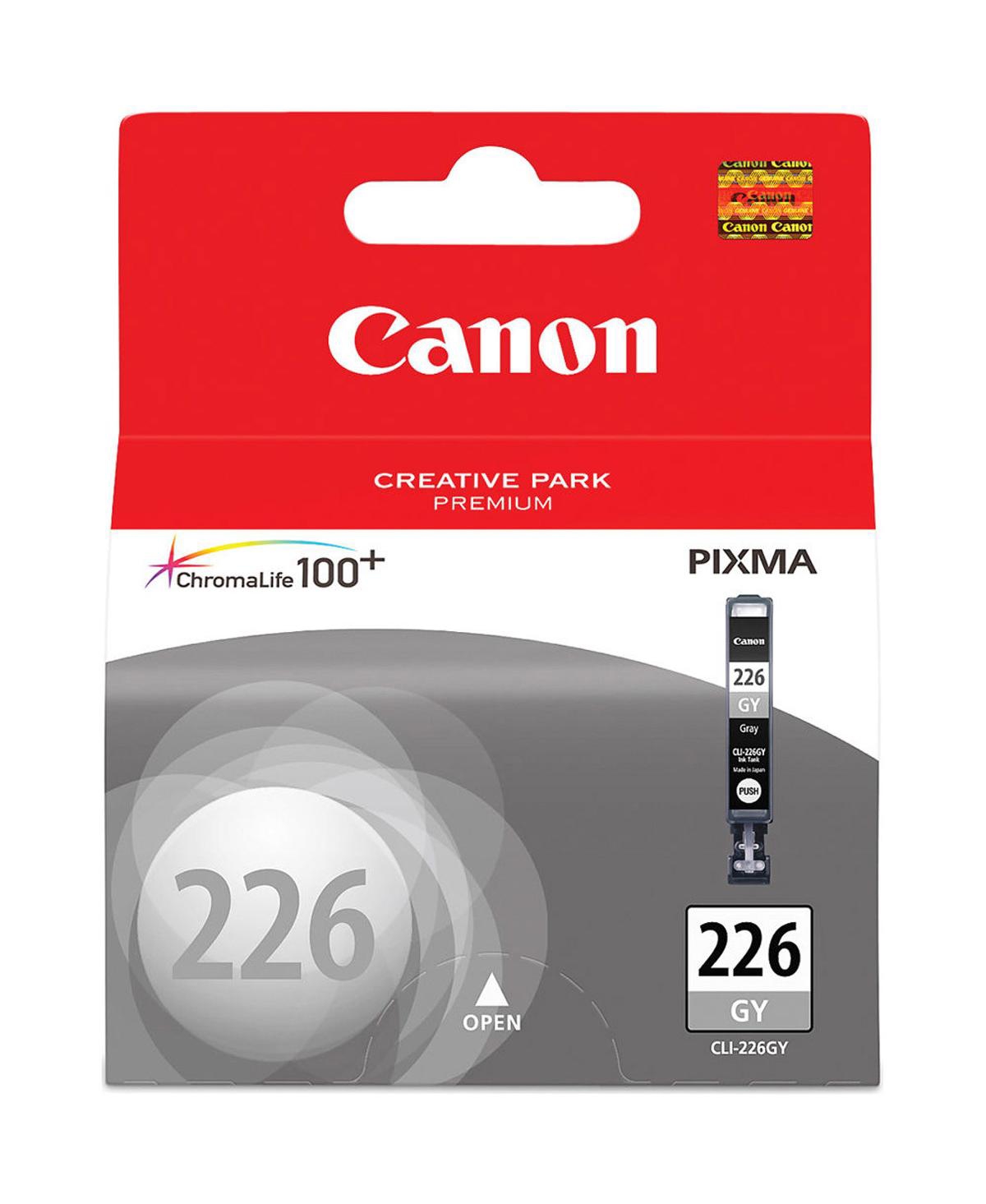 Canon Cli-226 Gray Ink Tank for Inkjet Printers for MG6120, MG6220, MG8120, MG8220 Pixma Series Printers, 3-Pack