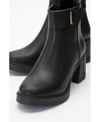 Rashe Block Heel Zip Boot (Women)