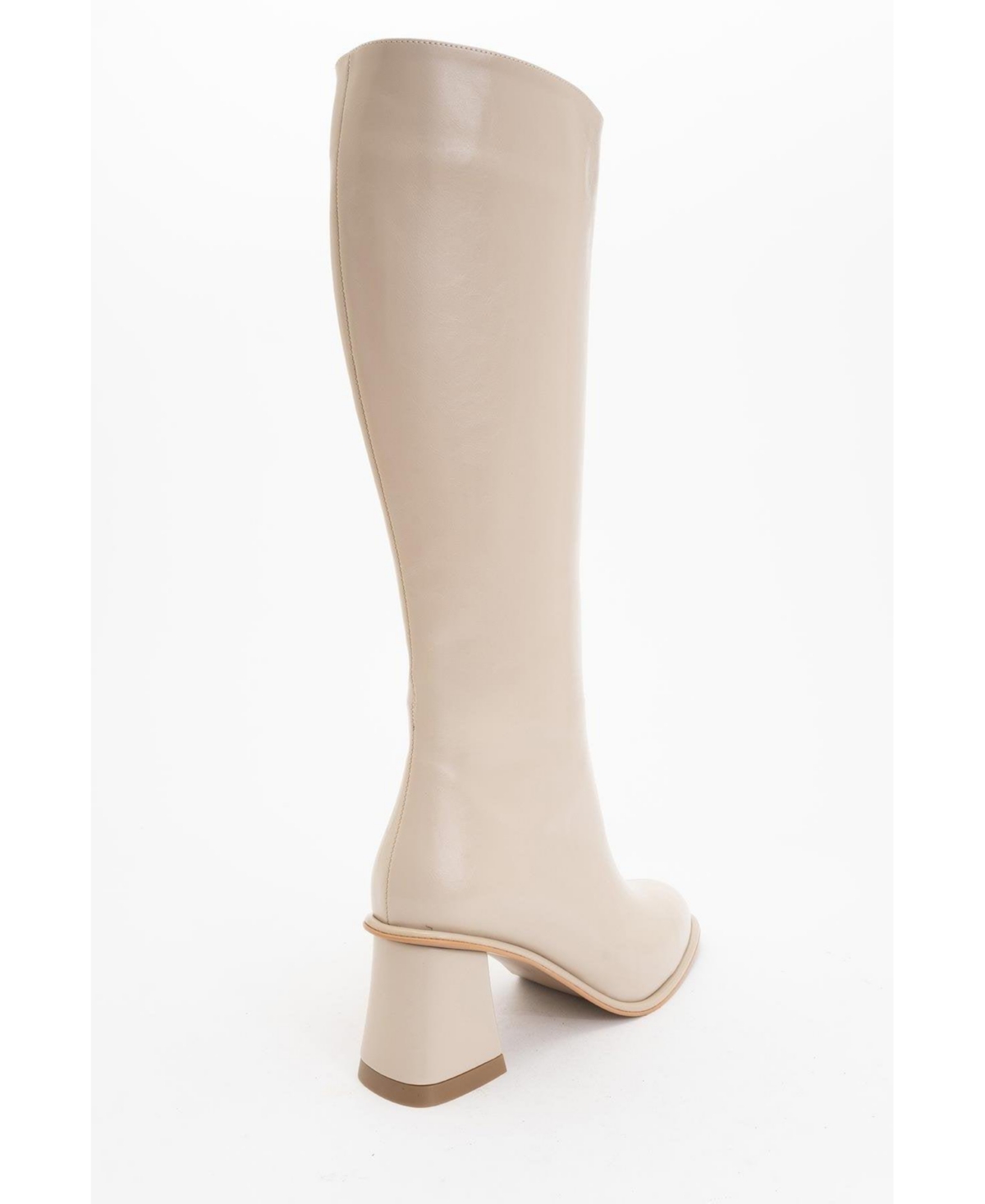 Prologue Shoes Paradis Block Heel Knee High Boot (Women)
