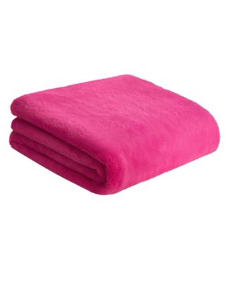 Rabbit Mink Faux Fur Throw, 50" x 70"