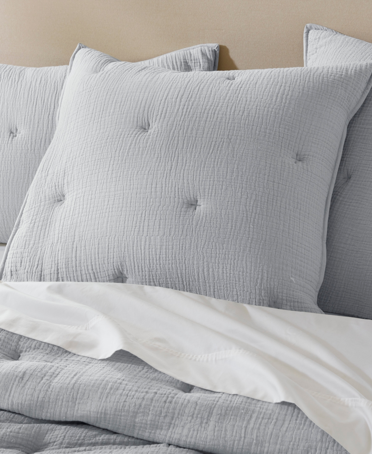 Harbor House Breeze Cotton Embroidered 3-Pc. Quilt Set