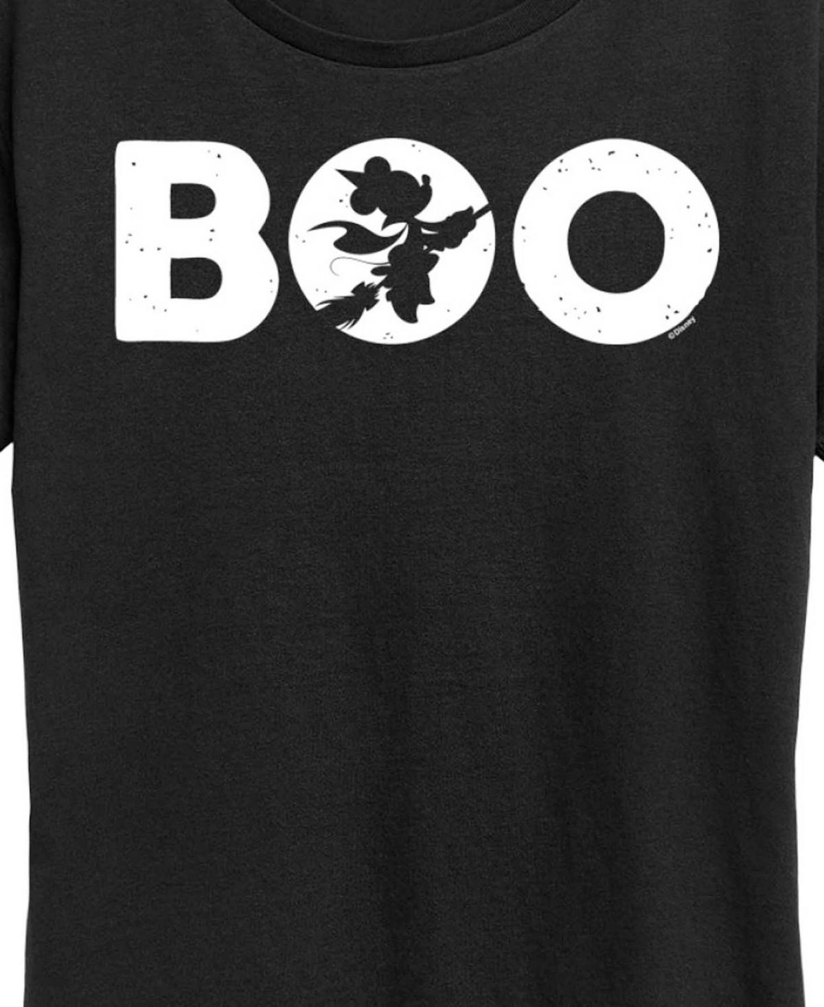 Disney Halloween Minnie Mouse Boo Women's Short Sleeve Graphic T-shirts