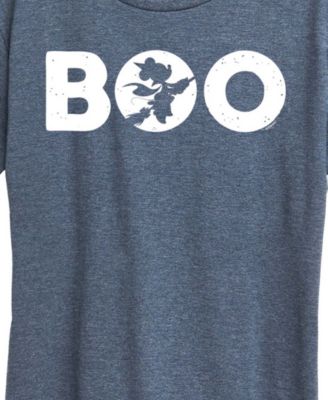 Disney Halloween Minnie Mouse Boo Women's Short Sleeve Graphic T-shirts
