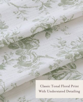 Walled Garden Tonal Floral Shower Curtain, 72" x 72"
