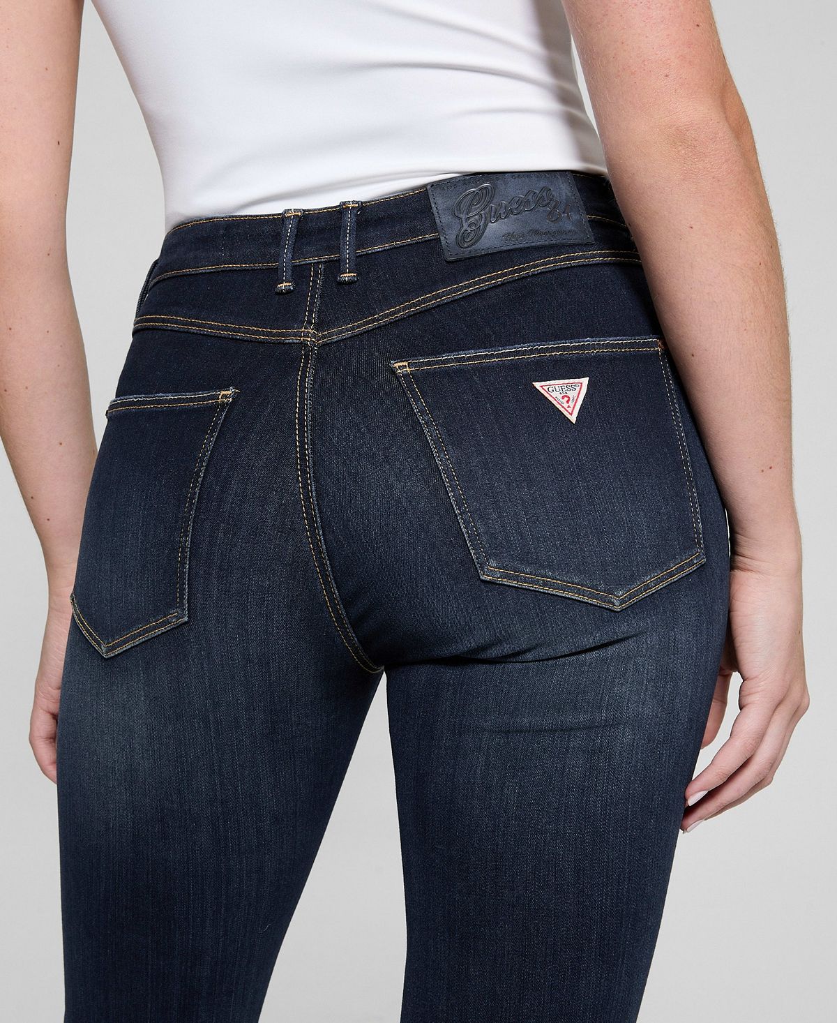 GUESS Women's 1981 Skinny Power High-Rise Jeans view 4 — MAYCSS fashion products