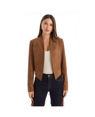 Women's Yasmin Suede Jacket - Cognac