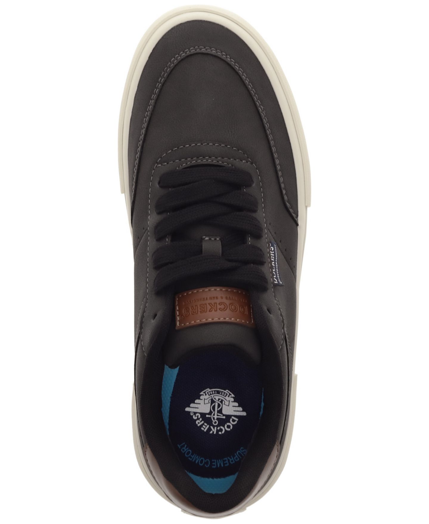 Мужские кроссовки Dockers Marco Lace-Up, цвет: Чёрный — фото 4