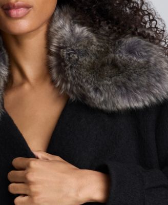 Women's Collared Cropped Peacoat