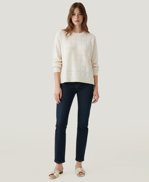 Женские NAADAM Soft by Women's Cashmere Pointelle Sweater