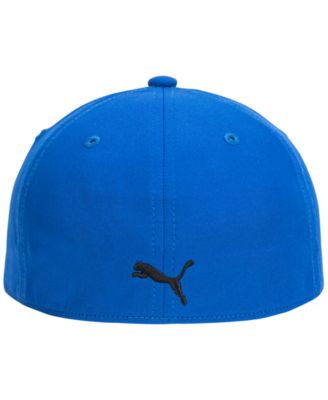 Men's Alloy Solid Color Cat Logo Stretch Fit Cap