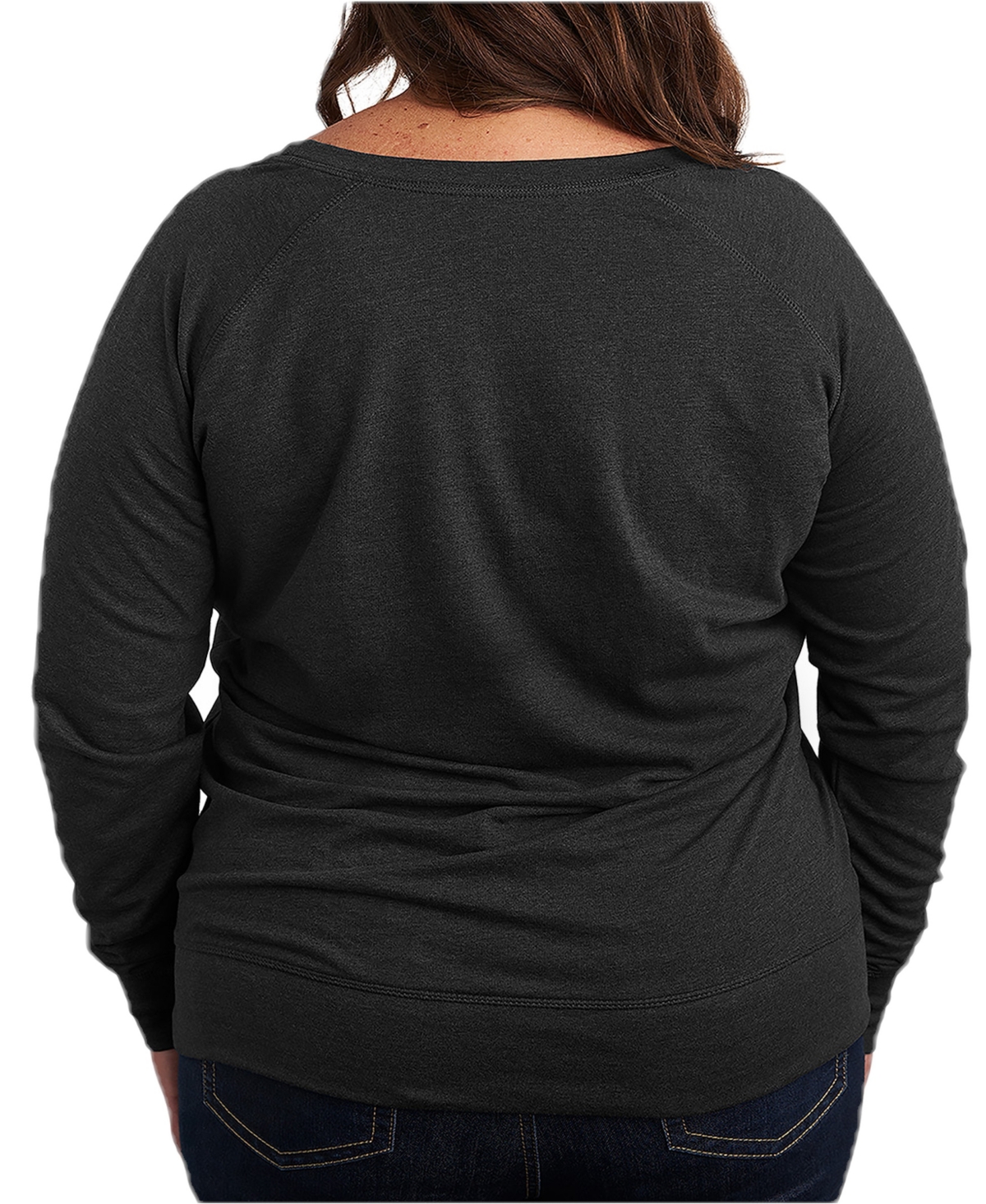 Hybrid Apparel Grinch And Max Coffee And My Dog Women's French Terry Long Sleeve Shirt In Black