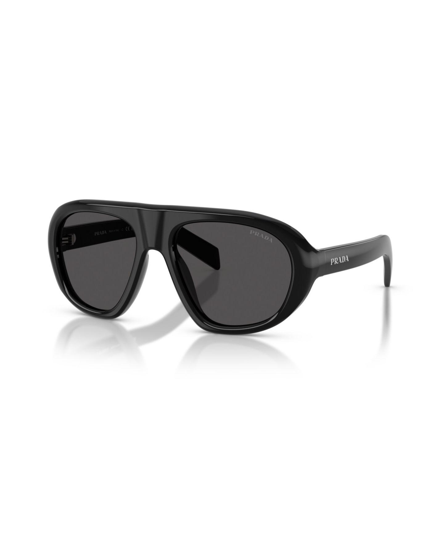 Женские солнцезащитные очки PRADA Sunglasses, PR C05S, цвет: Чёрный — фото 1