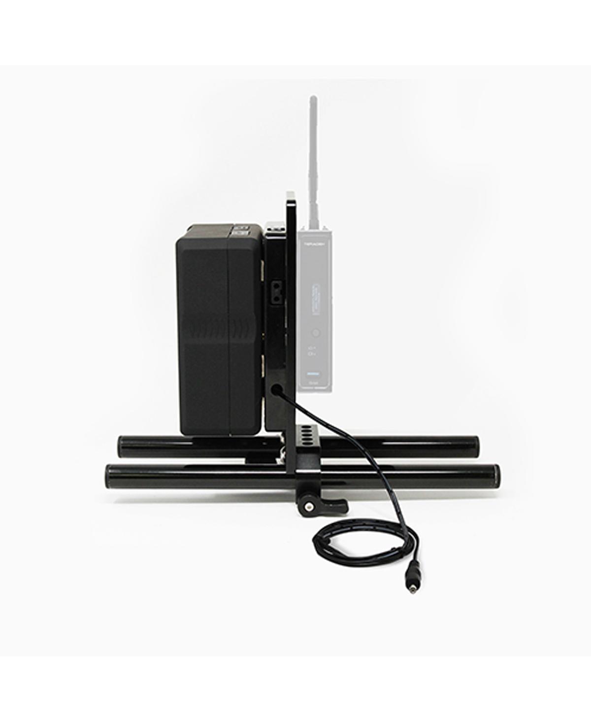 Core Swx 15mm Rail Mount Cheese Plate with 3-Stud Battery Plate and 18" Lemo Power Cable for Canon C200/C300 Mark Ii