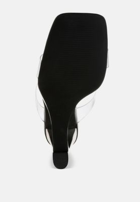 Womens Zelene Fantasy Wedge Heel Clear Sandals