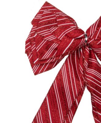 16 Loop Christmas Bow Decoration, 48" x 10"