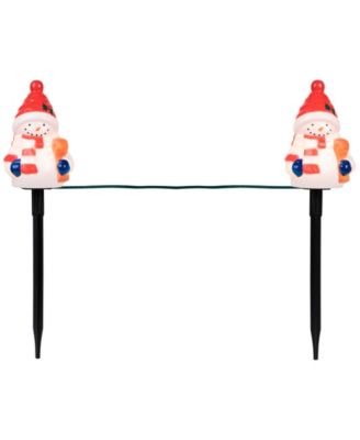 16" Jolly Snowmen Christmas Pathway Markers, Set of 4