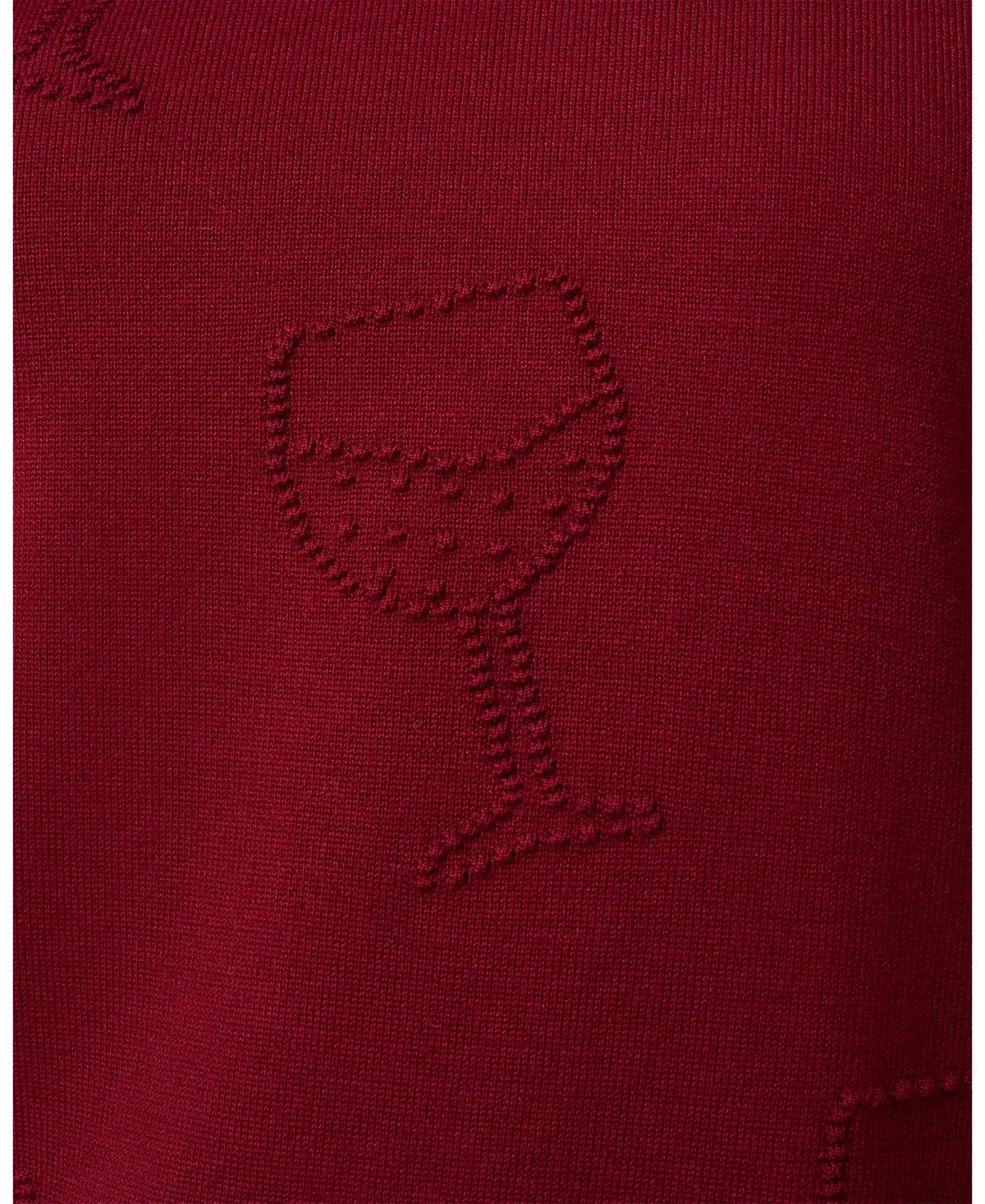 Cable & Gauge Women's Wineglass Drop Shoulder Tunic Sweater